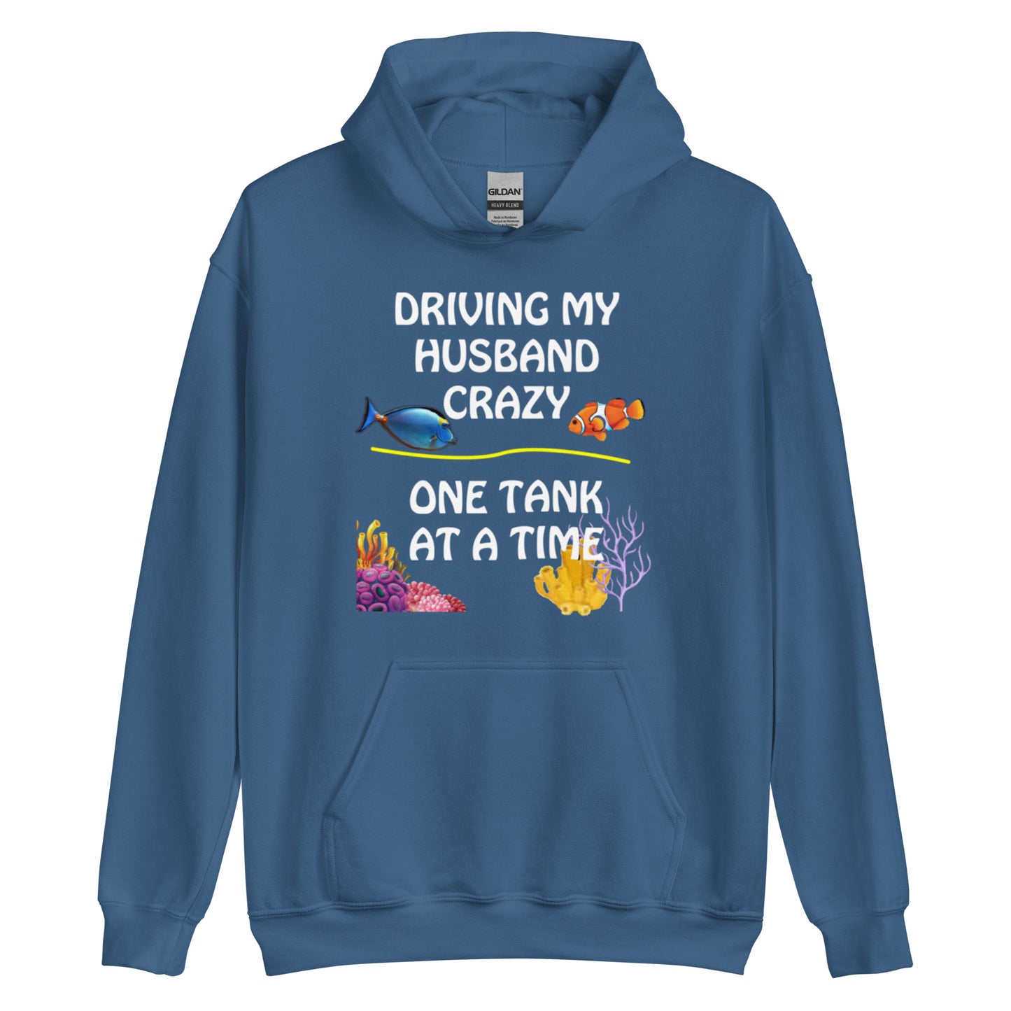 Driving My Husband Crazy Hoodie (White Letters)