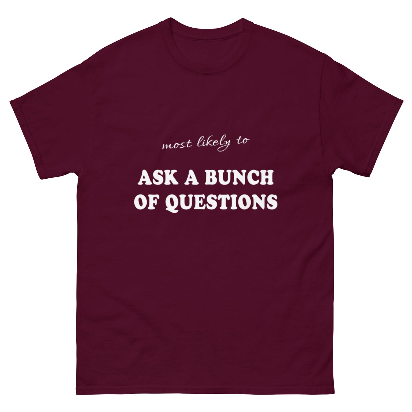 Most Likely Ask Questions T-shirt